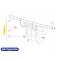 Club Car Carryall 1500/1700 and XRT 1500 Tube Bumper Kit ACCESSORY