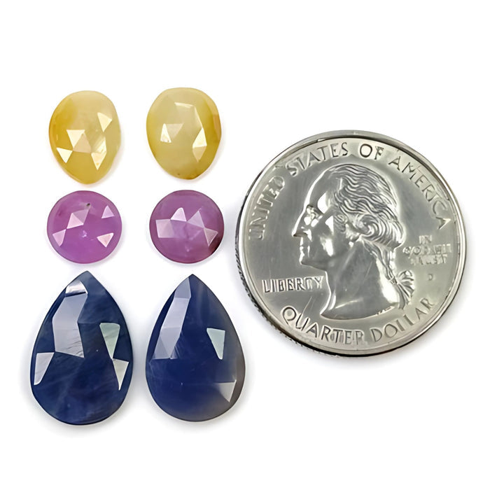 Natural Multi Sapphire Gemstone