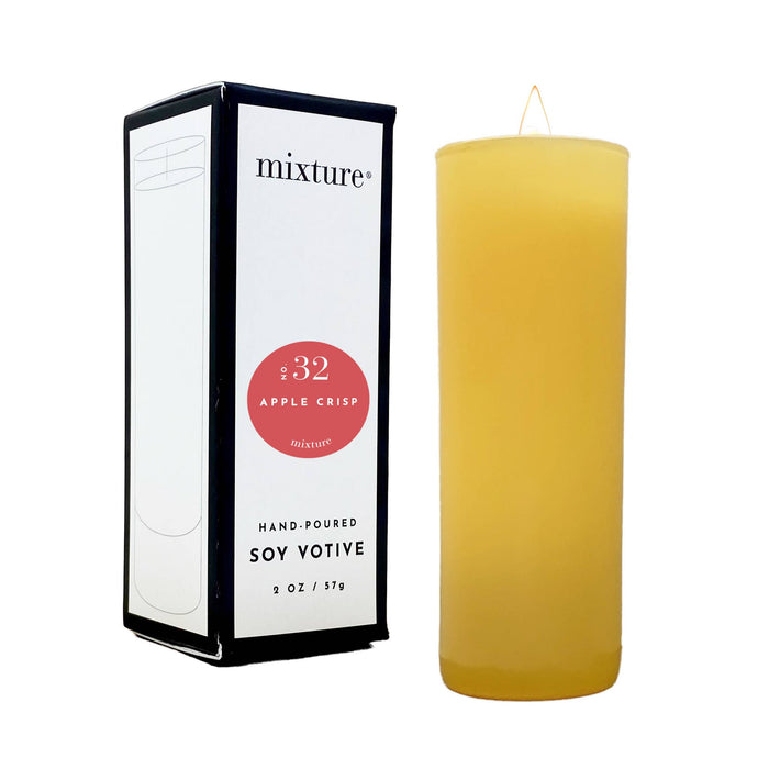 2 oz Yellow Votive: No / No 32 Apple Crisp