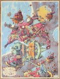 2022 Phish - Philadelphia Blue Silkscreen Concert Poster by Dave Kloc