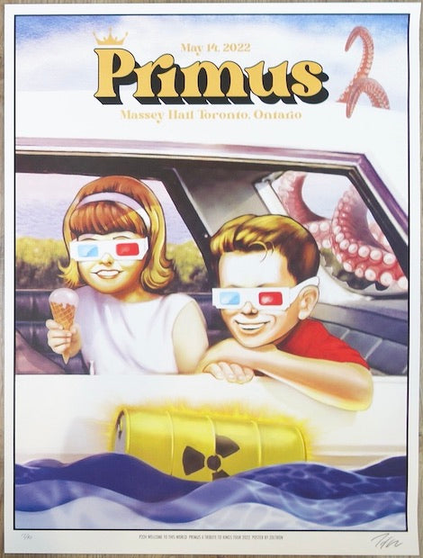 2022 Primus - Toronto II Silkscreen Concert Poster by Zoltron