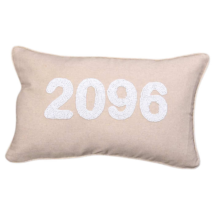 2096 Beaded Cushion 30x50 +poly insert