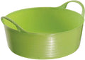 Red Gorilla Gorilla Tub Mini Shallow 5L in pistachio, wide low tub 28.5cm across with small moulded handles