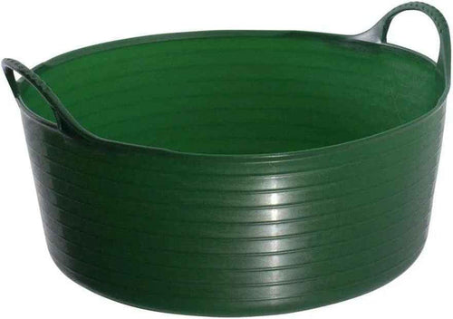 Alternative view of the Red Gorilla Gorilla Tub Small Shallow 15L in green