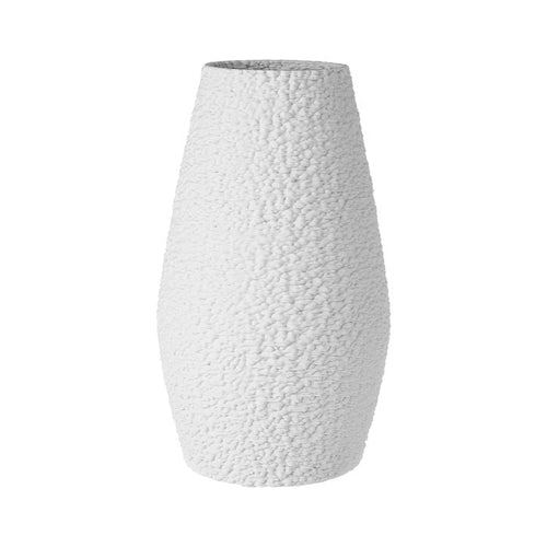 3D Ceramic Textured Vase White