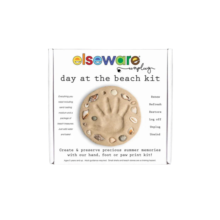 A Day at the Beach | Kids Hand & Footprint Keepsake