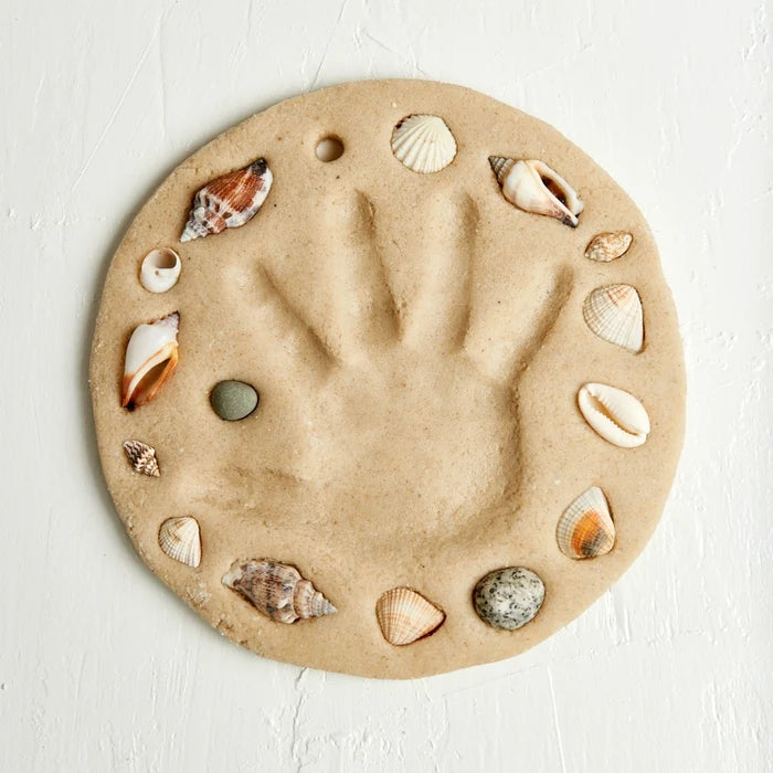 A Day at the Beach | Kids Hand & Footprint Keepsake