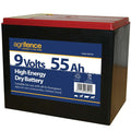 Agrifence 9V dry battery, 130Ah non-rechargeable electric fence energiser battery
