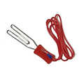 Agrifence H8005 Eco Dual Power energiser to fence lead with moulded plug and metal polytape end connector