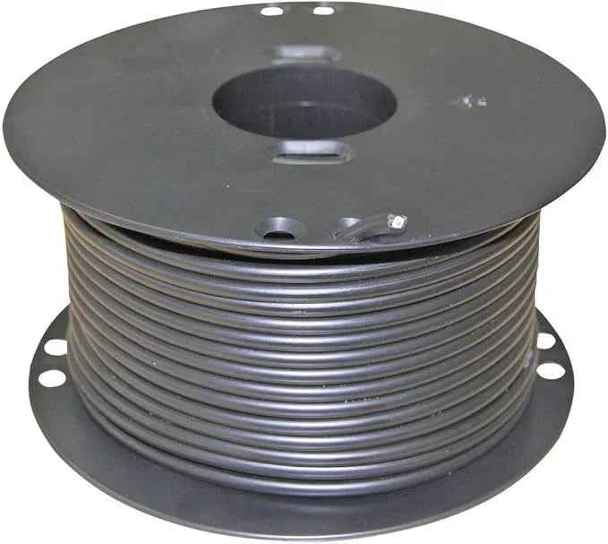 Agrifence Easy Leadout Cable, a 25m length of insulated fence cable with a 1.6mm galvanised steel core
