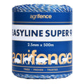 Agrifence Easyline Super 9 white polywire, 250m reel of 3mm nine strand stainless steel electric fence wire