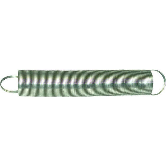 Agrifence single gate spring for electric fencing, coiled galvanised steel spring extending from 25cm to 5m