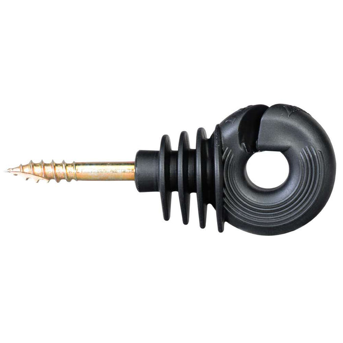 Agrifence HPX ring insulator for electric fencing, screw-in insulator with reinforced ring, shown as a pack of 25