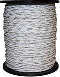 Agrifence Megarope 6mm white premium electric fence rope, supplied as a 200m coil