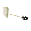 Agrifence offset ring insulator with 21cm straight shaft for electric fence rope and wire, pack of ten