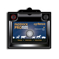 Agrifence Paddock Pro small mains electric fence energiser, compact 230V indoor unit with fence and earth terminals
