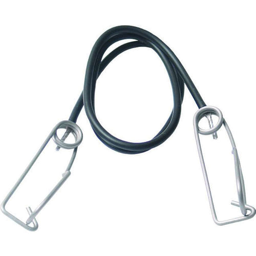 Agrifence line connector for electric fence rope and wire, 60cm insulated lead with a fixing at each end