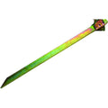 Agrifence 300mm short earth rod in coated hardened steel with integral earth lead clamp