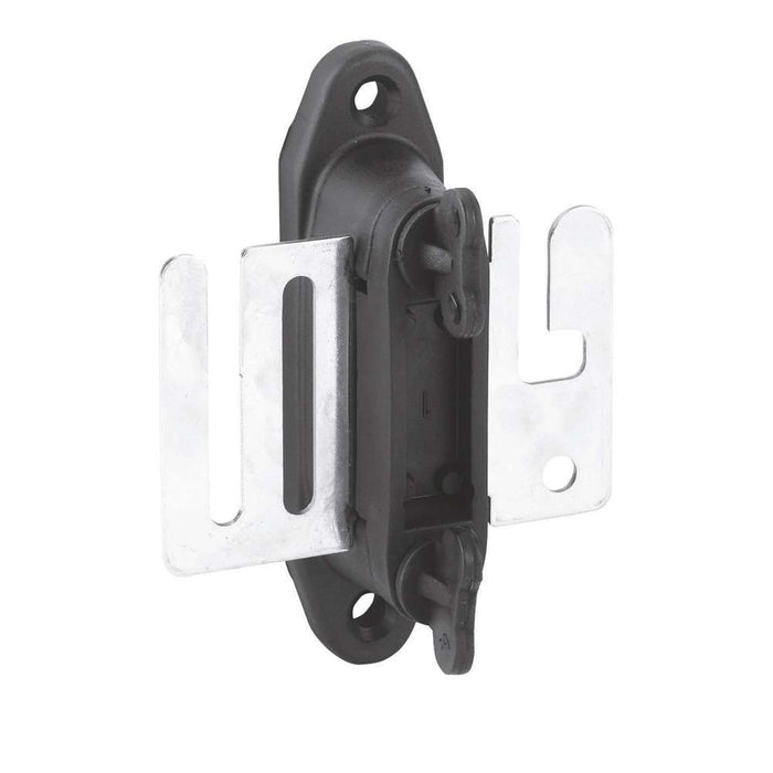 Agrifence Stoplock insulator, a moulded end fitting for electric fence tape