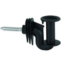 Agrifence tape corner screw insulator in polyamide with galvanised 8mm support for tape up to 40mm
