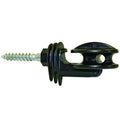 Agrifence woodscrew corner and end insulator in polyamide for electric fence rope and wire