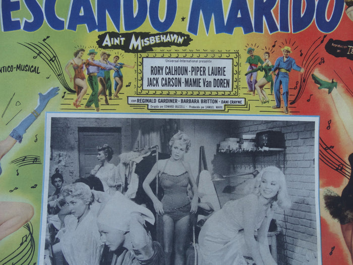Ain't Misbehavin' 1955 (Pescando Marido) Set of 2 Lobby Cards
