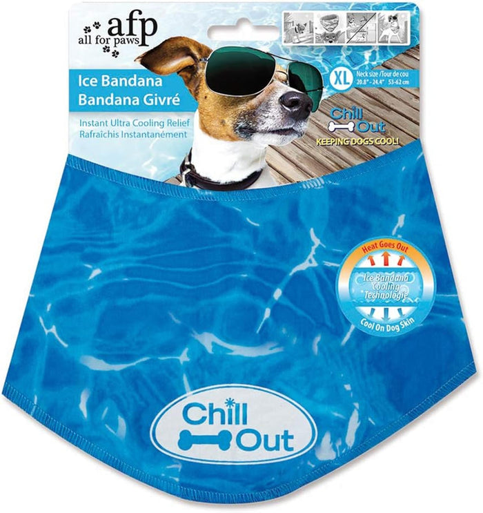 All For Paws Chill Out cooling ice bandana for dogs, main product photograph