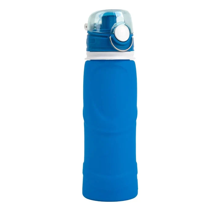 All For Paws Chill Out silicone foldable dog water bottle, 750ml, shown standing upright