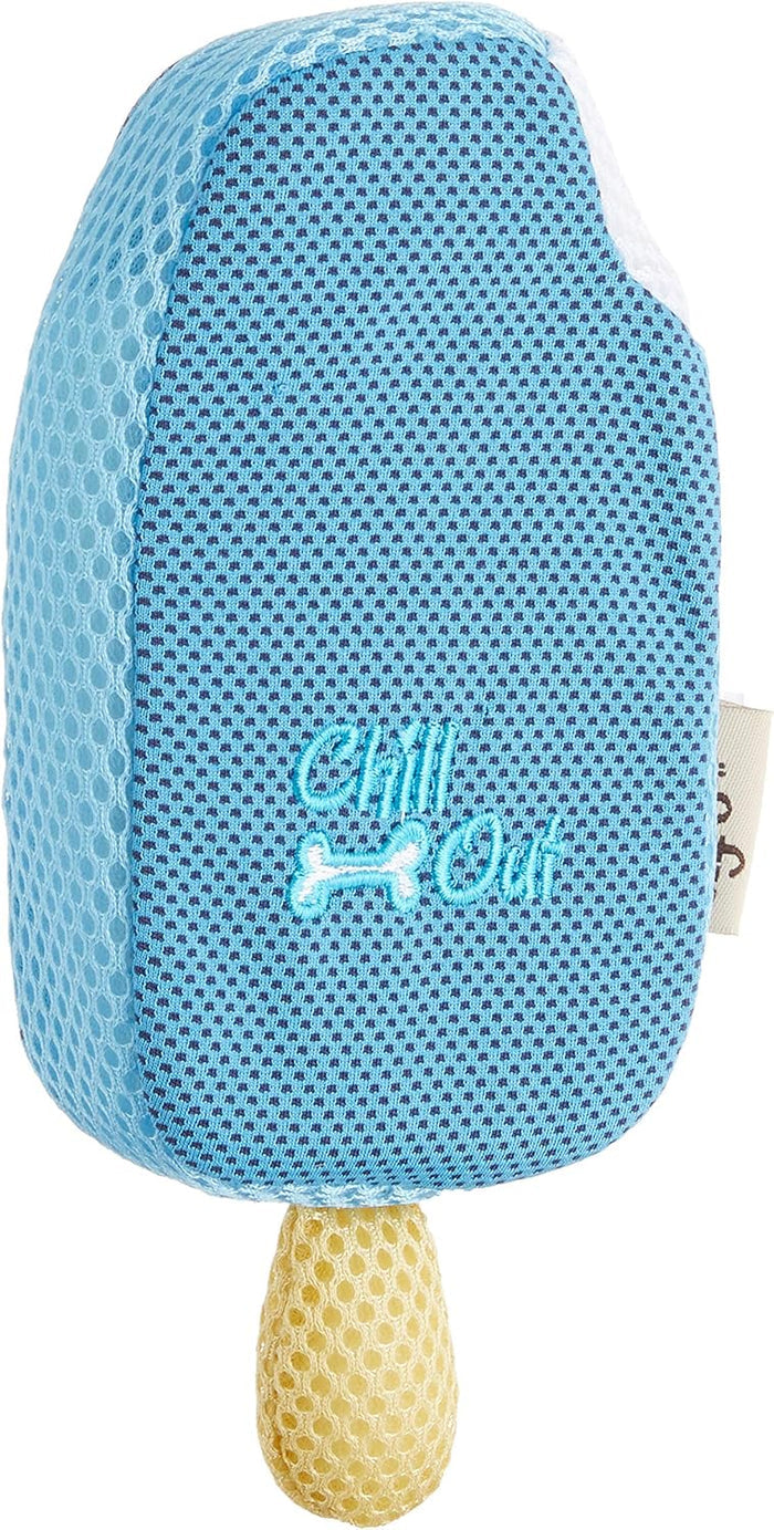 Second view of the All For Paws Chill Out blueberry ice cream cooling dog toy