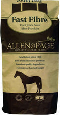 Allen & Page Fast Fibre 20kg bag of quick-soak low-calorie high-fibre horse feed