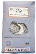 Allen & Page Guinea Pig Mix 20kg, a complete mix enriched with vitamin C