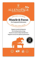 Allen & Page Muscle & Focus 20kg bag of conditioning feed free from alfalfa, soya and molasses