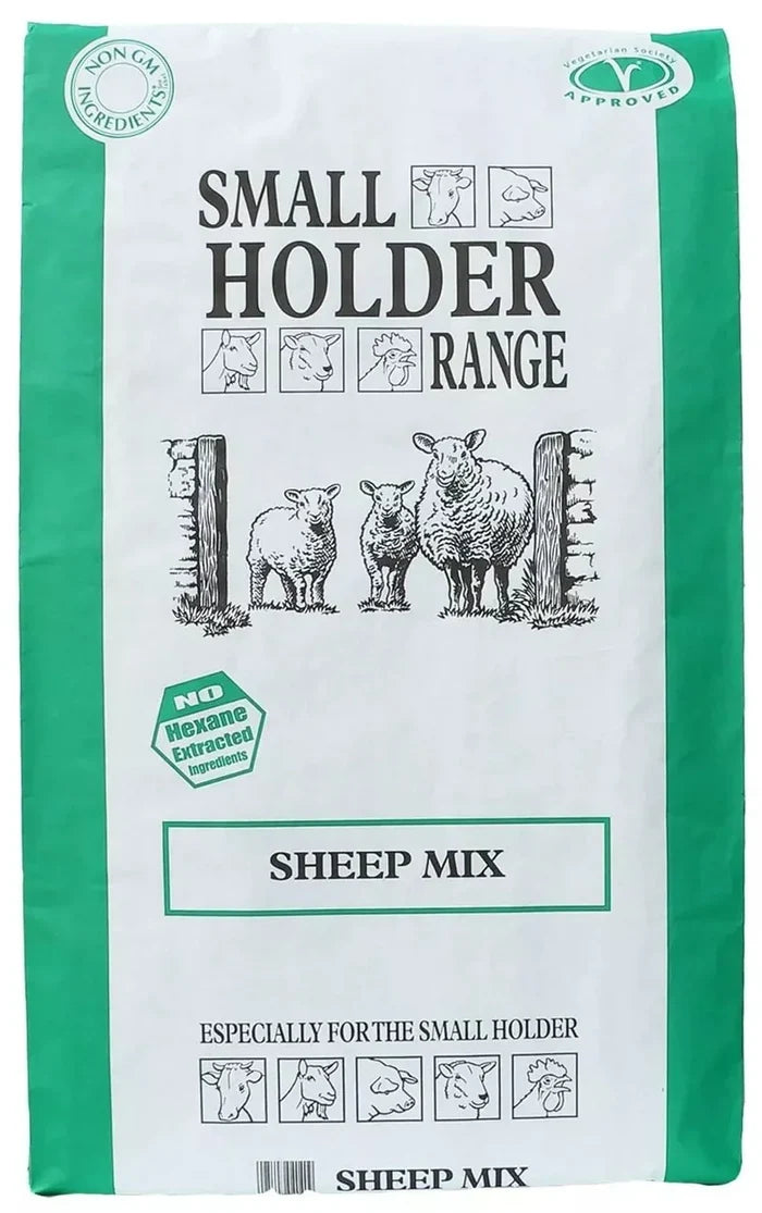 Allen & Page Small Holder Range Sheep Mix, 20kg sack of non-GM coarse mix for sheep