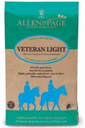 Allen & Page Veteran Light 20kg bag of high-fibre low-calorie feed for older good doers