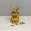 Alum Owl Picks Set of 6