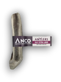 Anco Easy Antlers Extra Large, a naturally shed deer antler split lengthways to expose the marrow, in Anco packaging