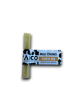 Anco Moo Chew Medium, a hard pressed cow milk dog chew bar, shown in its Anco packaging