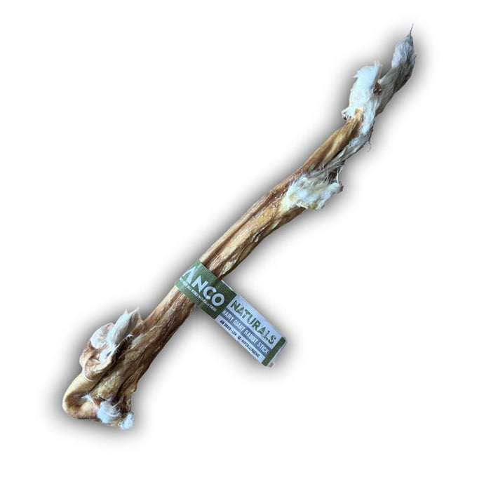 Anco Naturals Giant Rabbit Stick, a long air-dried rabbit chew for large dogs