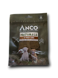 Anco Naturals Ostrich Coins 85g pack, small soft ostrich meat discs for dog training