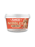 Anco Nibbles Salmon resealable 300g tub of soft training treats for dogs