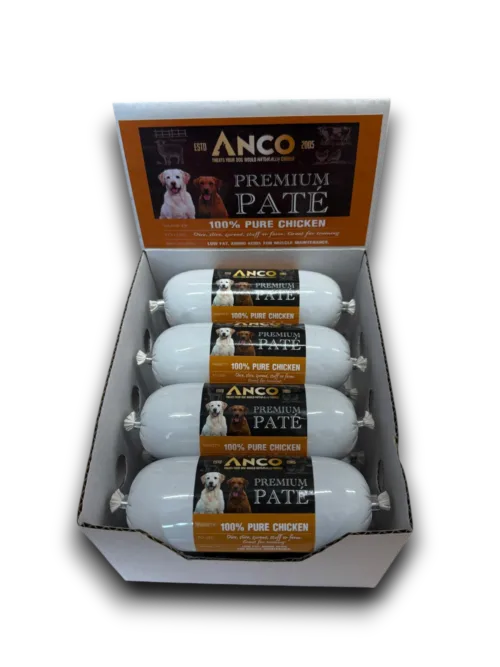 Anco Premium Chicken Pâté for dogs, single-protein chicken pâté in a 200g pack
