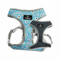 Ancol SOHO reversible dog harness, size XS for a 23-38cm chest, daisy print one side, polka dot the other