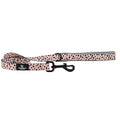 Ancol SOHO Dalmatian dog lead, 100cm by 1.9cm pale pink recycled webbing with black spots, to 50kg