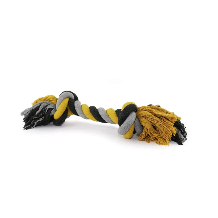 Ancol Playtime Jumbo rope tug toy, 130cm of cotton rope made with recycled materials