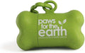 Ancol Made From bone-shaped poop bag dispenser, 8cm, supplied with 12 compostable waste bags