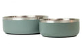 Ancol Sage double-walled stainless steel pet bowl, 1100ml, 15cm across on a non-slip base