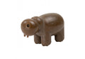 Ancol Tough hippo chew toy, 11 x 5cm textured natural rubber blended with recycled coffee grounds