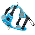 Ancol Viva exercise and travel dog harness in blue, size M for a 45-65cm chest, reflective band