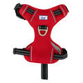 Ancol Viva exercise and travel dog harness in red, poly-weave webbing with a reflective band