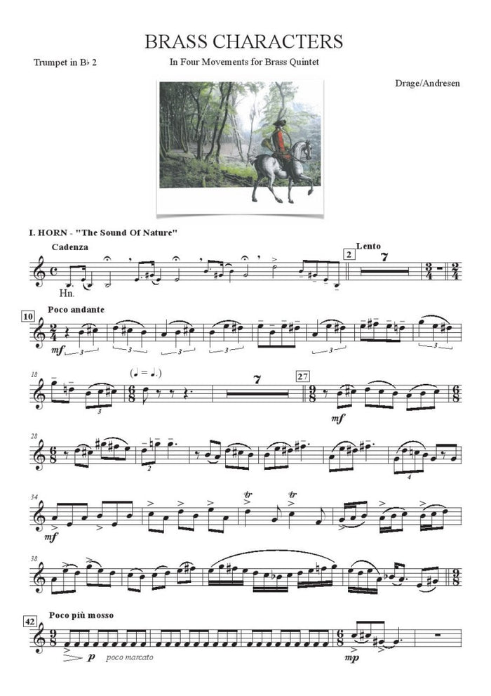 Andresen - Brass Characters - Brass Quintet - Brass Music Online